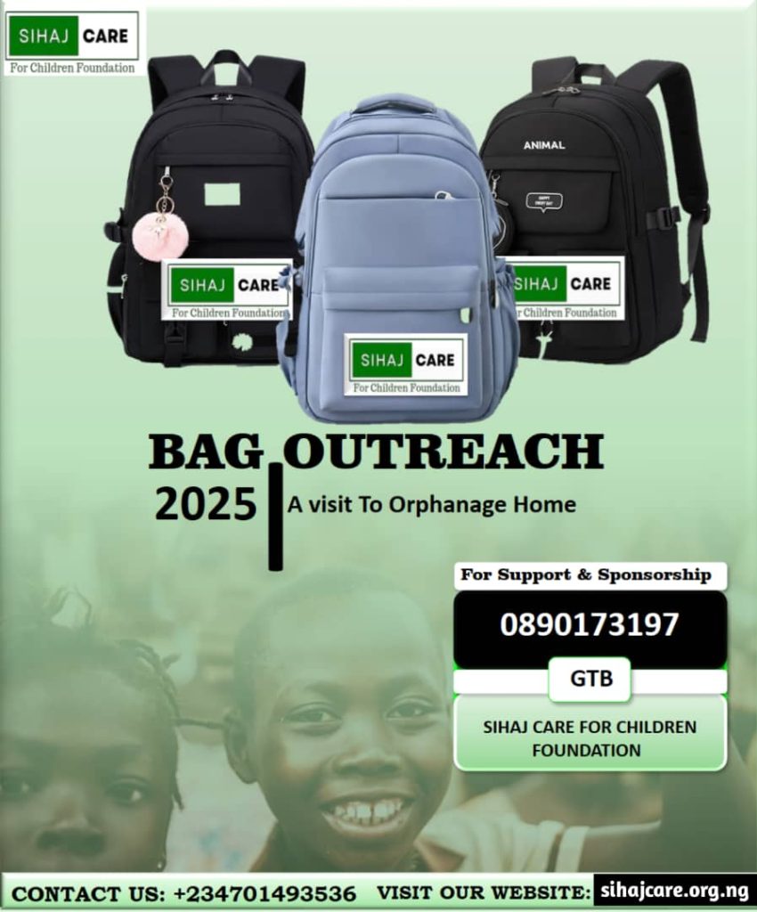 A Visit To Th Orphanage: School Bag Outreach