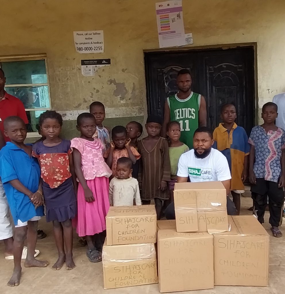 SIHAJ Care for Children Foundation Visits Abagana IDP Camp, Benue State