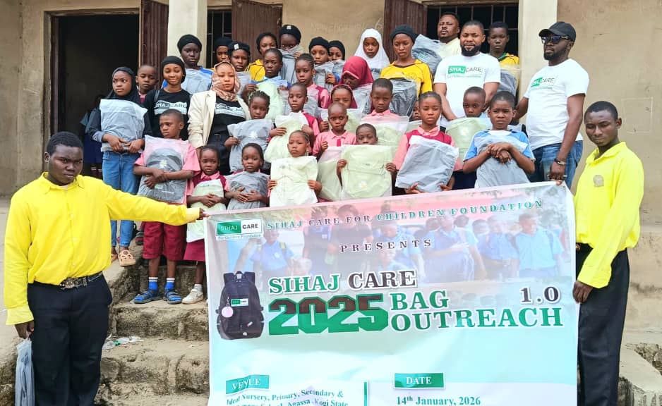 SIHAJ Care Successfully Concludes Bag Outreach 1.0 Program at Ideal Orphanage School, Kogi State